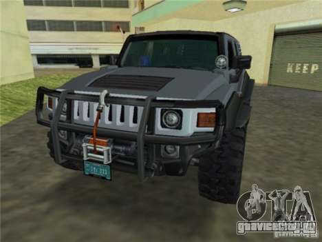 Hummer H3 SUV FBI для GTA Vice City