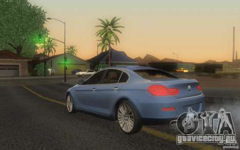 BMW 6 Series Gran Coupe 2013 для GTA San Andreas