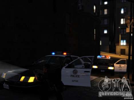 Ford Crown Victoria LAPD v1.1 [ELS] для GTA 4
