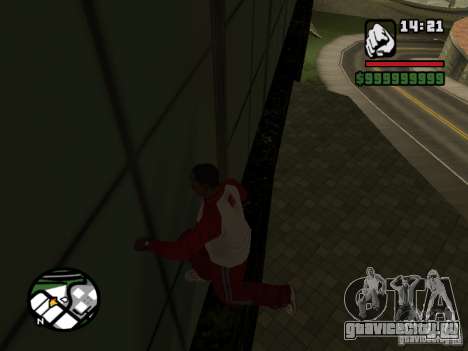 Wallrun - бесконечный бег по стене для GTA San Andreas
