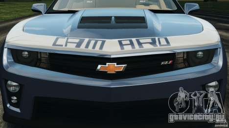 Chevrolet Camaro ZL1 2012 v1.0 Smoke Stripe для GTA 4