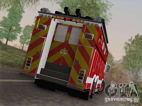Pierce Walk-in SFFD Heavy Rescue для GTA San Andreas
