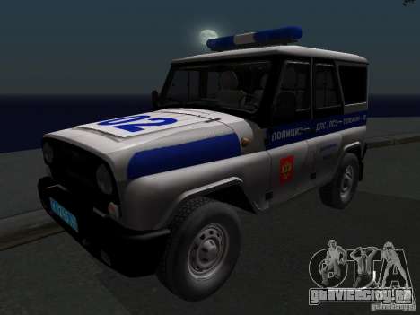УАЗ 315195 Хантер Полиция для GTA San Andreas