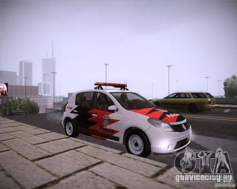 Renault Sandero Policia для GTA San Andreas