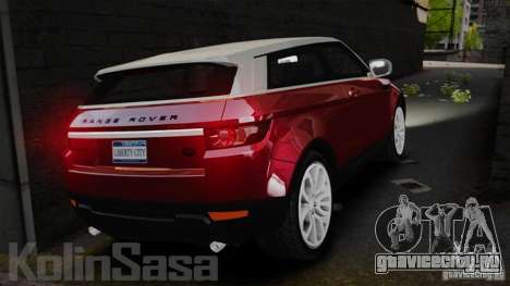 Range Rover Evoque для GTA 4