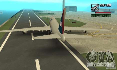 Самолёт из GTA 4 Boeing 747 для GTA San Andreas