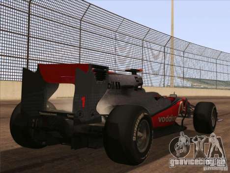 McLaren MP4-25 F1 для GTA San Andreas