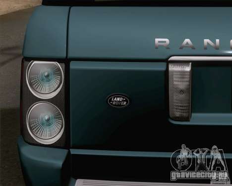 Land Rover Range Rover Supercharged 2008 для GTA San Andreas