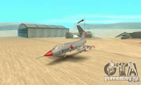 F-104 Super Starfighter(серого цвета) для GTA San Andreas