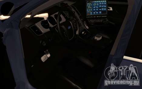 Ford Taurus Interceptor Unmarked 2013 для GTA San Andreas