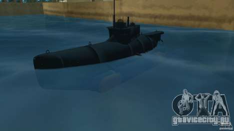 Seehund Midget Submarine skin 2 для GTA Vice City