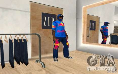 Red Bull Clothes v2.0 для GTA San Andreas