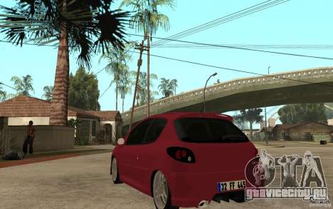 Peugeot 206 GTI CebeL Tuning для GTA San Andreas