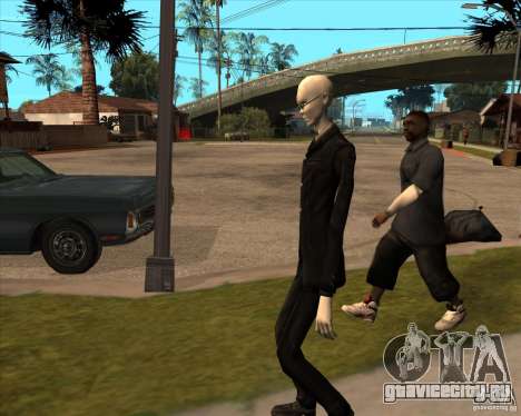 Слендер в темных очках для GTA San Andreas