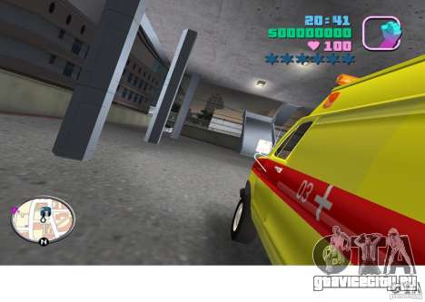 Ford Econoline E350 Ambulance для GTA Vice City
