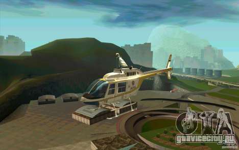 Bell 206 B Police texture4 для GTA San Andreas