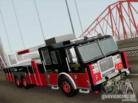 Seagrave Marauder II. SFFD Ladder 147 для GTA San Andreas