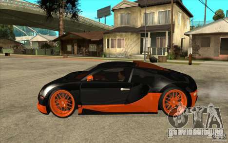 Bugatti Veyron Super Sport 2011 для GTA San Andreas