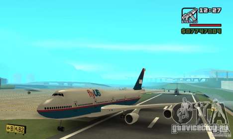 Самолёт из GTA 4 Boeing 747 для GTA San Andreas