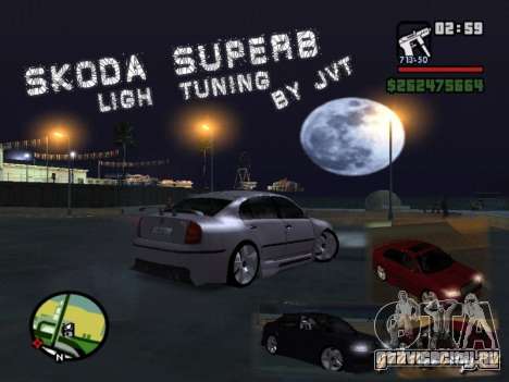 Skoda Superb Light Tuning для GTA San Andreas