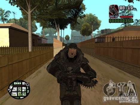 Маркус Феникс из Gears of War 2 для GTA San Andreas