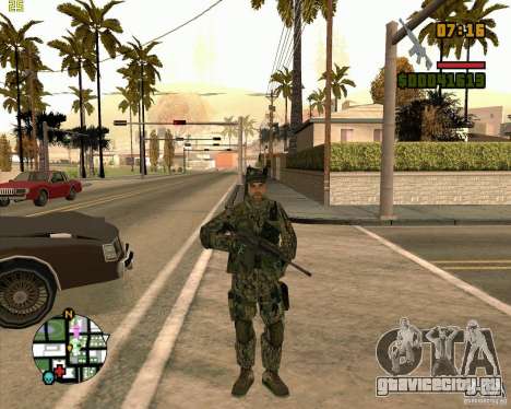 Новый солдат для GTA San Andreas