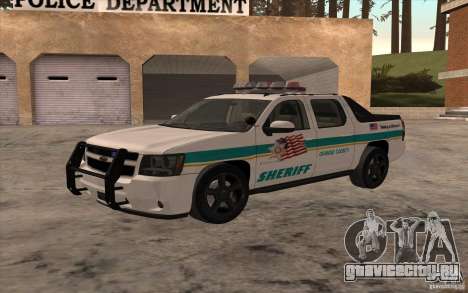 Chevrolet Avalanche Orange County Sheriff для GTA San Andreas