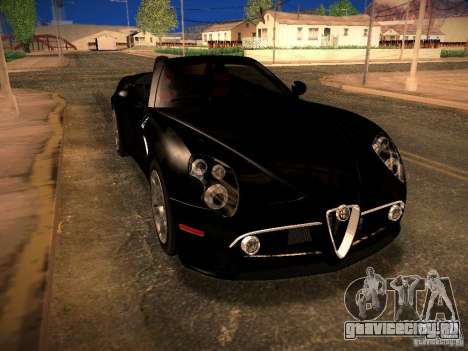 Alfa Romeo 8C Spider 2012 для GTA San Andreas
