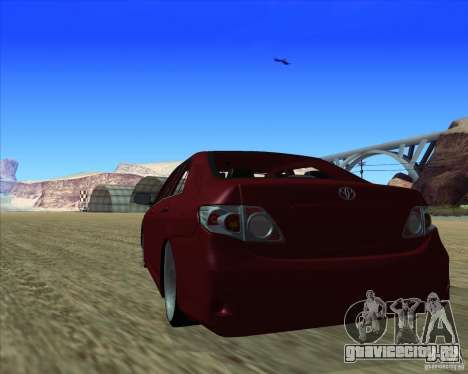 Toyota Corolla 2008 Tuning для GTA San Andreas