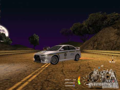 Mitsubishi Lancer Evolution X ДПС для GTA San Andreas