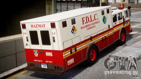 LCFD Hazmat Truck v1.3 для GTA 4