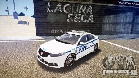 Honda Accord Type R NYPD (City Patrol 7605) ELS для GTA 4