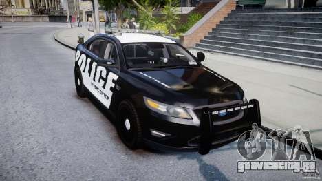 Ford Taurus Police Interceptor 2011 [ELS] для GTA 4