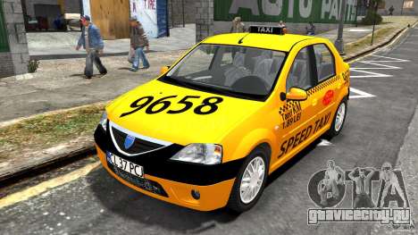 Dacia Logan Prestige Taxi для GTA 4
