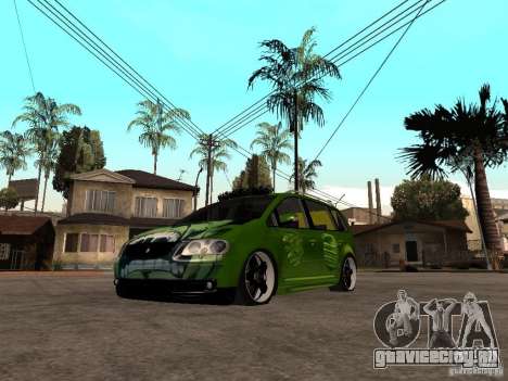 Volkswagen Touran The Hulk для GTA San Andreas
