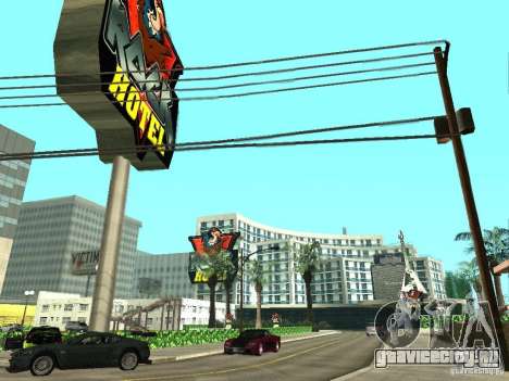 Новые текстуры для отеля V-Rock для GTA San Andreas