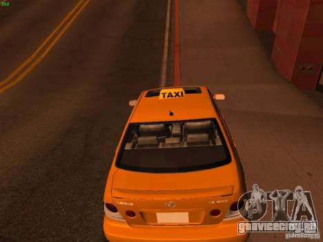 Lexus IS300 Taxi для GTA San Andreas