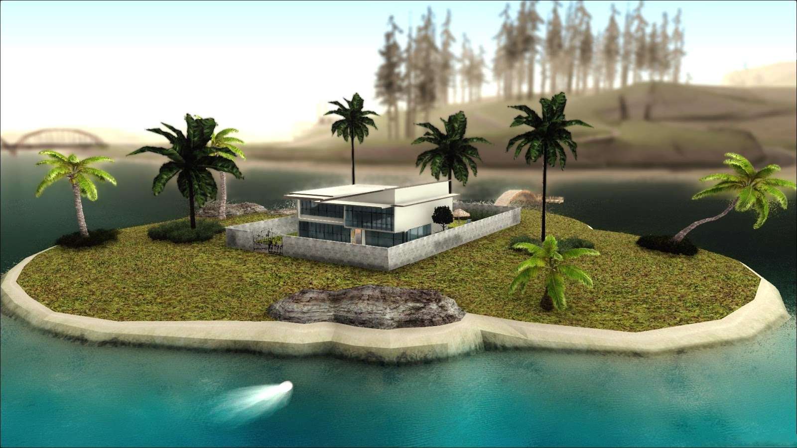 Diegoforfuns Modern House для GTA San Andreas