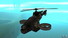 Вертолёт из игры TimeShift Черный для GTA San Andreas