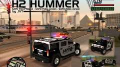 AMG H2 HUMMER SUV SAPD Police для GTA San Andreas