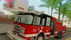 Pierce Tower Ladder 54 Chicago Fire Department для GTA San Andreas