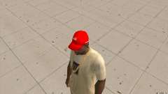 Кепка puma ярко красная для GTA San Andreas