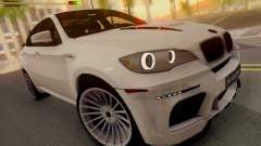 BMW X6 Hamann белый для GTA San Andreas