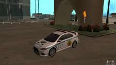Mitsubishi Lancer Evolution X Казахстанская Полиция для GTA San Andreas