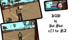HUD by Hot Shot v2.1 для GTA San Andreas
