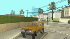 Land Rover Defender 110SW Taxi для GTA San Andreas