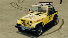 Jeep Wrangler 1988 Beach Patrol v1.1 [ELS] для GTA 4