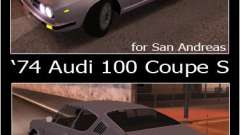 Audi 100 Coupe S 1974 для GTA San Andreas