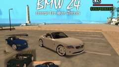 BMW Z4 белый для GTA San Andreas