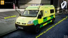 Renault Master 2007 Ambulance Scottish [ELS] для GTA 4